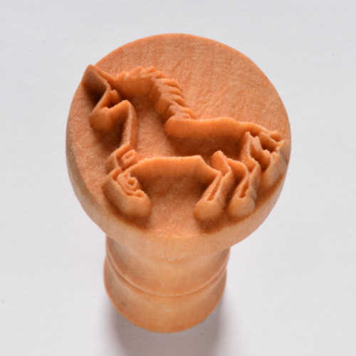 MKM Unicorn 1 2.5cm wood stamp